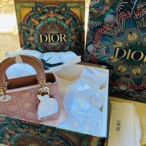 Lambskin Cannage Small My ABCDior Lady Dior Fard